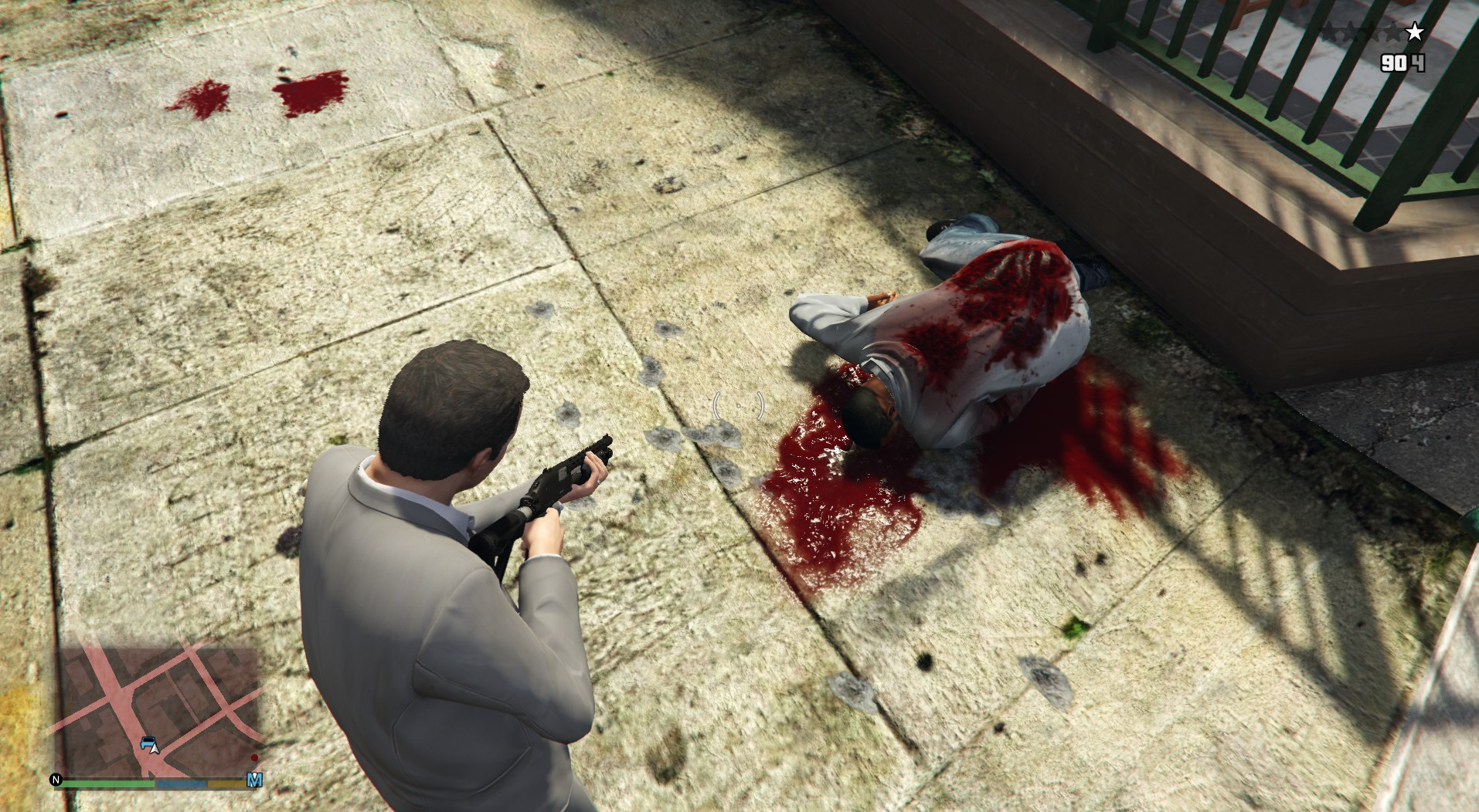 Blood and gore for gta 5 фото 9