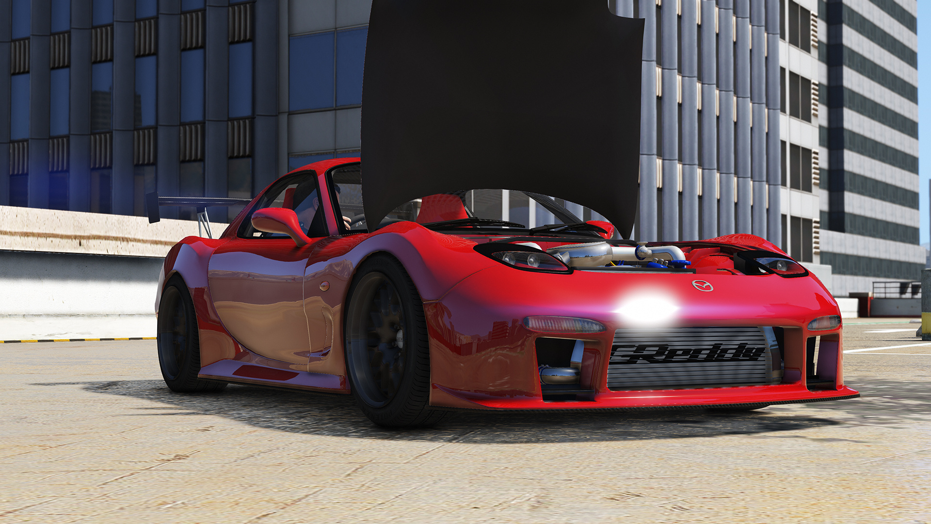 Mazda RX 7 Asuka Add On Livery Template GTA5 Modscom