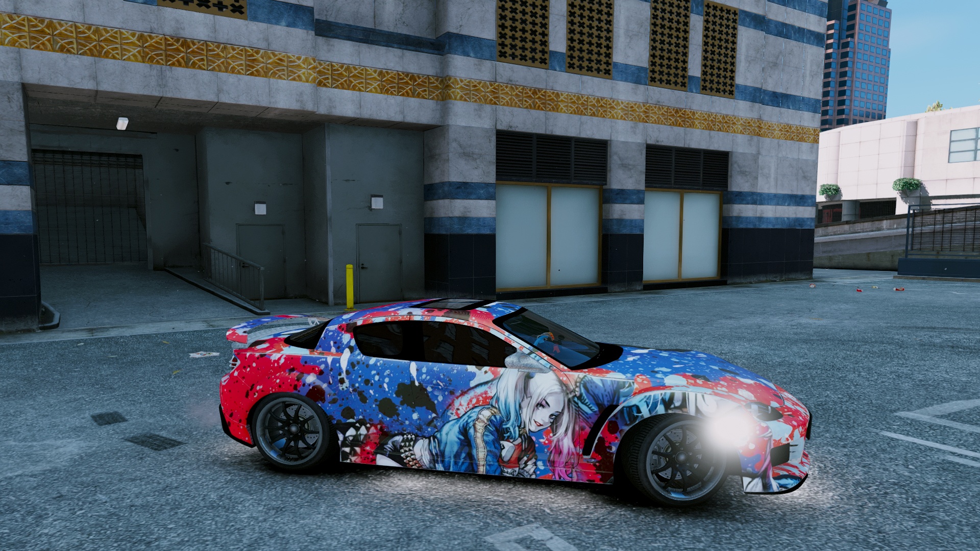 How Much Is A Car Paint Job >> Mazda Rx 8 Mazdaspeed Harley Quinn Paint Job Livery 4k How Much Is A Car Paint Job >> Mazda Rx 8 Mazdaspeed Harley Quinn Paint Job Livery 4k