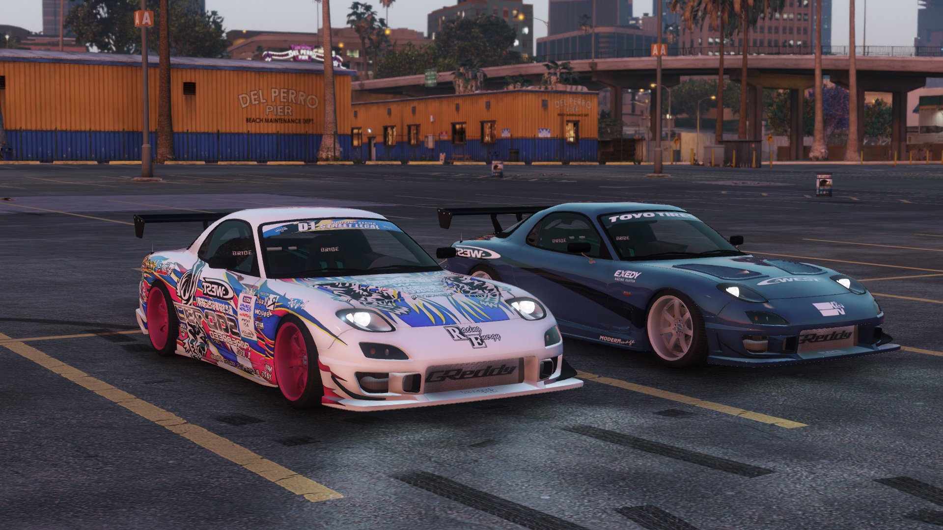 Mazda RX7 C-West [Add-On / Replace, Livery