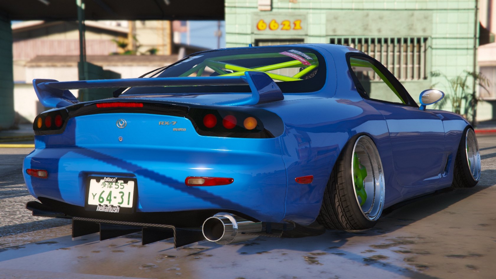 Rx7 Fd Slammed