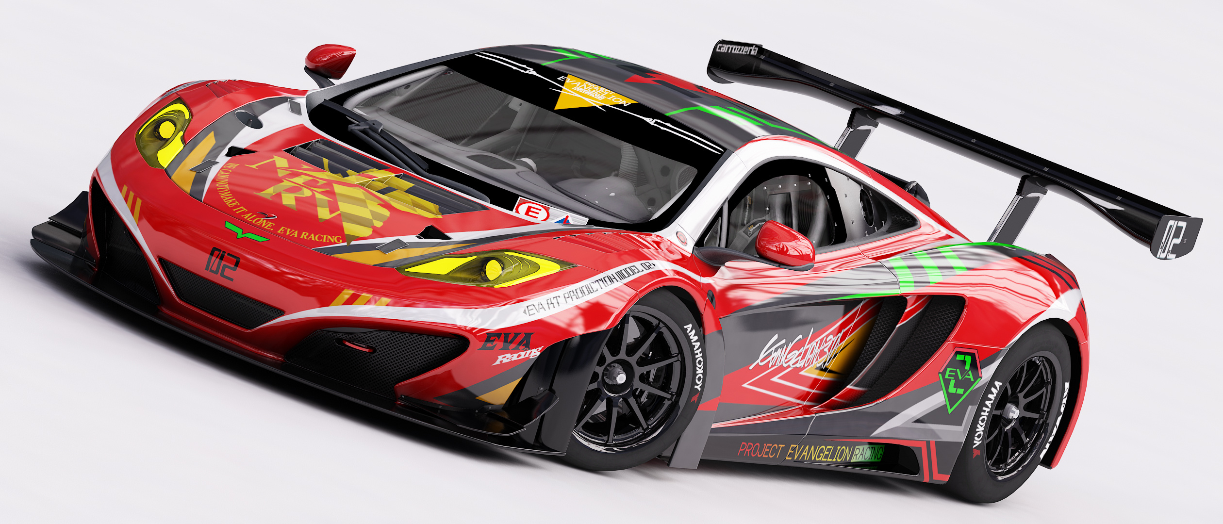 EVA Racing McLaren 12C GT3 - ミニカー