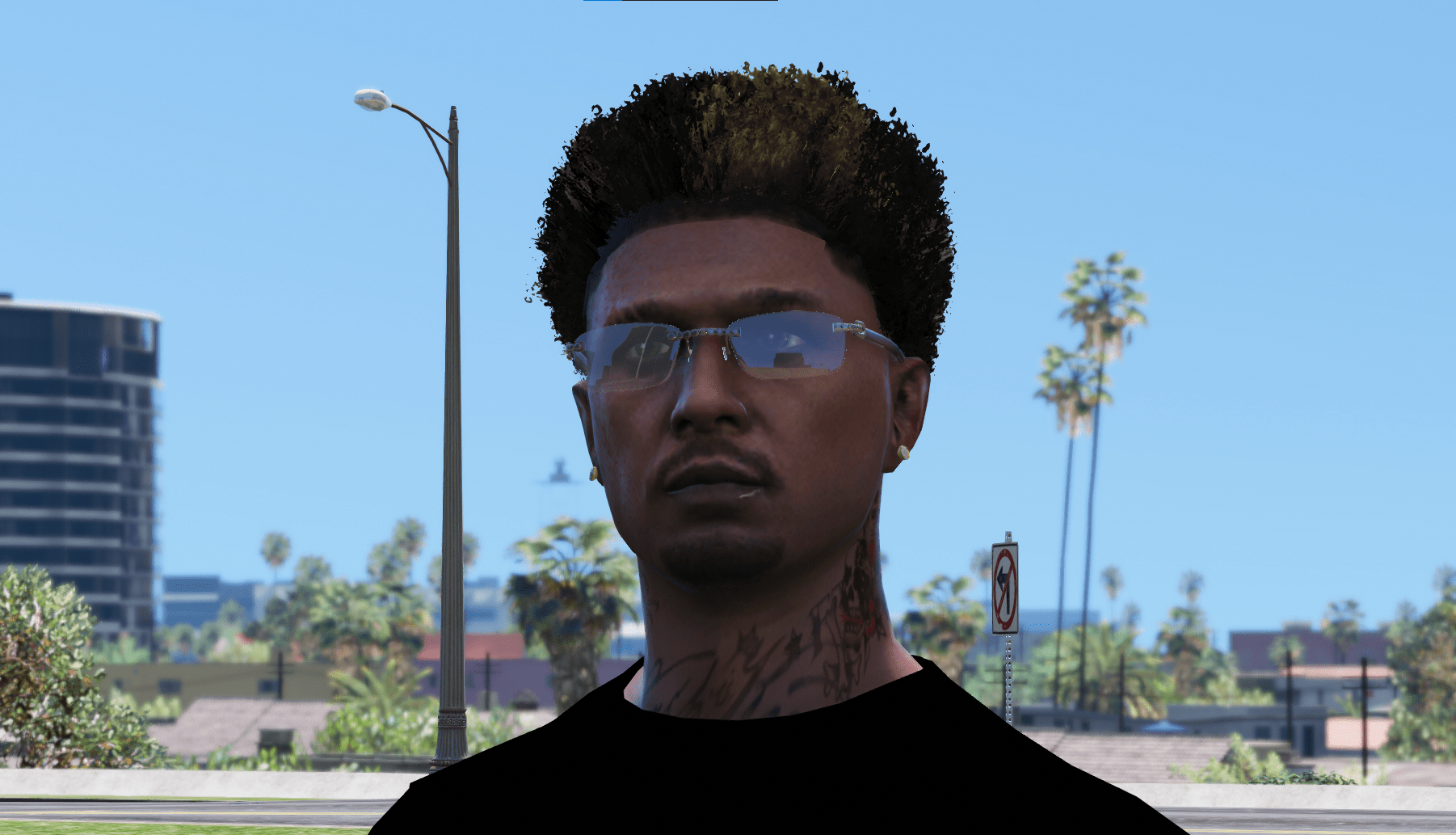Medium Afro Hair for MP Male 