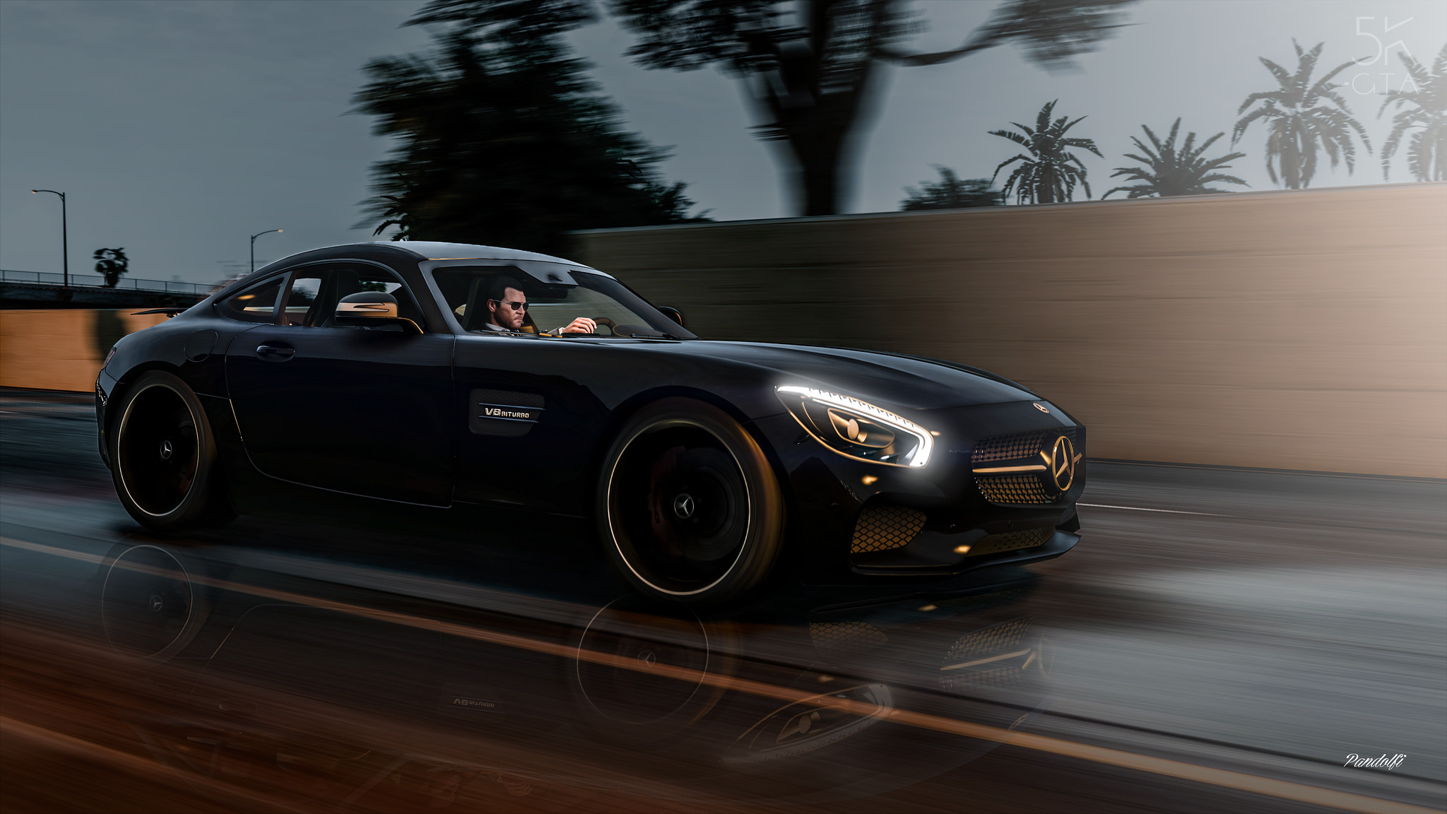 Mercedes Amg Gt S 2016 [add On Replace Auto Spoiler] Gta5