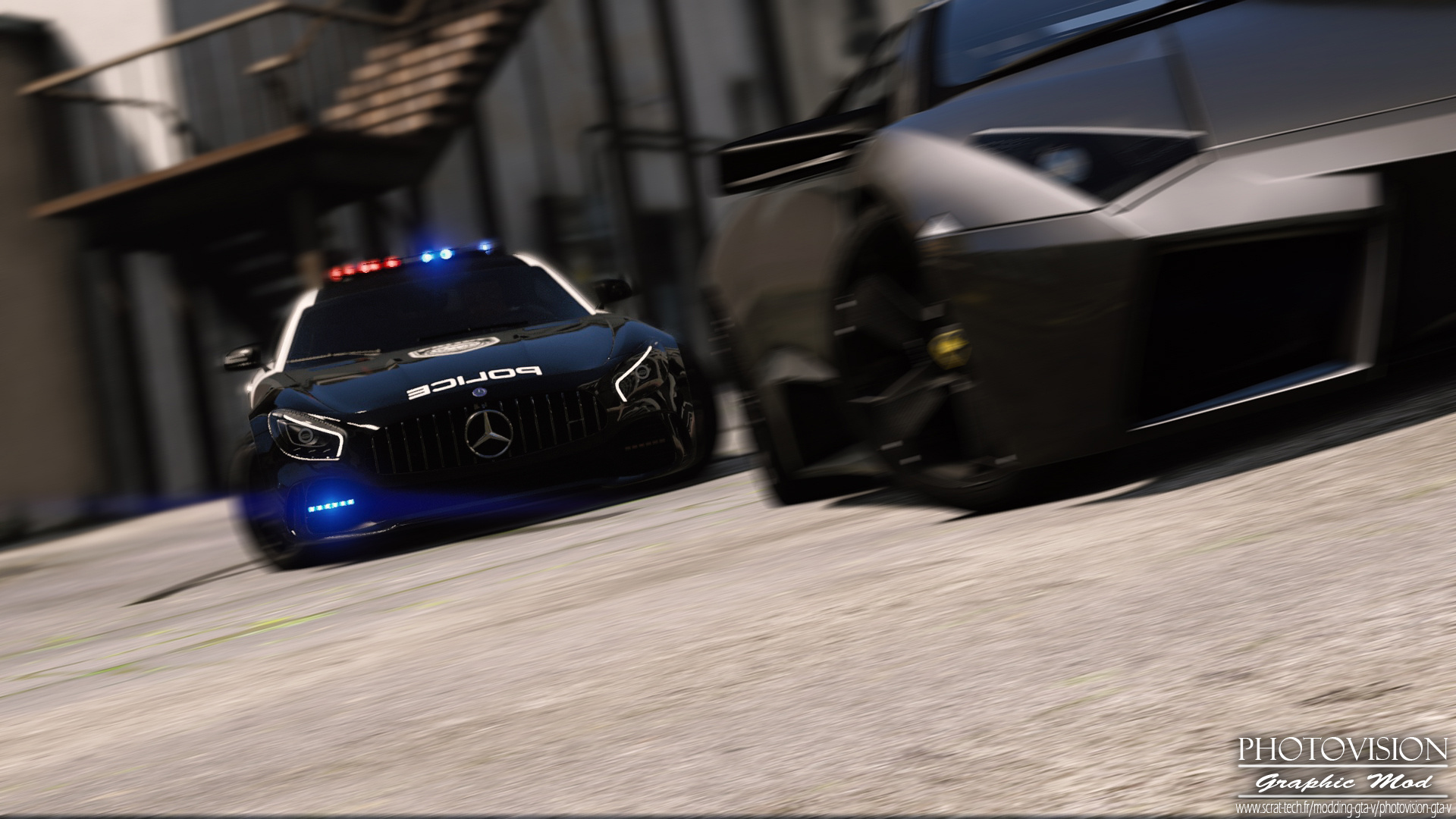 Mercedes AMG gt Police