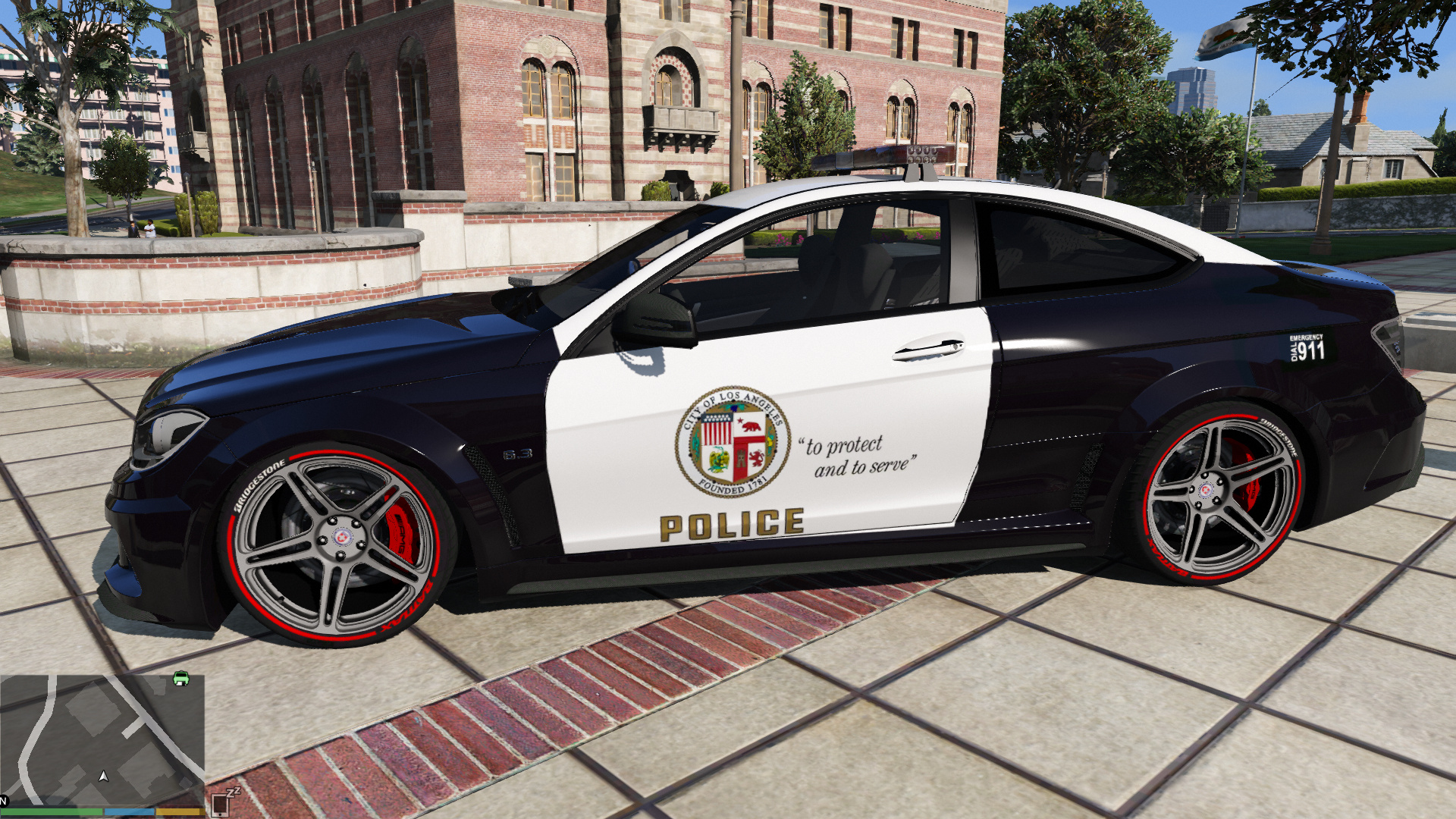 Mercedes police gta 5 фото 104