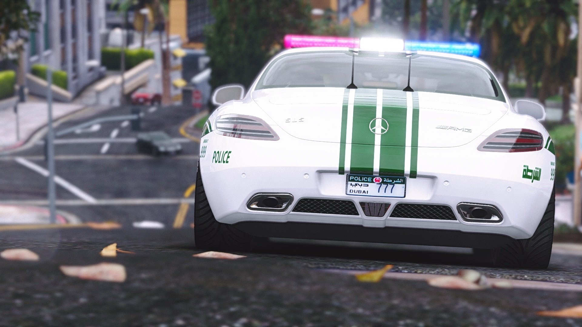 Mercedes Benz SLS AMG Dubai Police - GTA5-Mods.com