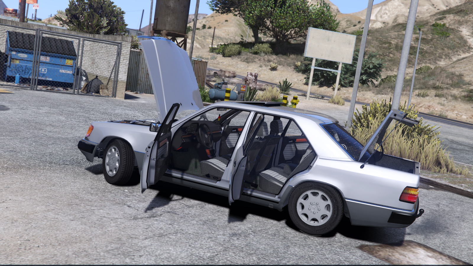 Mercedes-Benz W124 300D 1992 [Add-On / Replace | Animated | LODs | Extras]  - GTA5-Mods.com