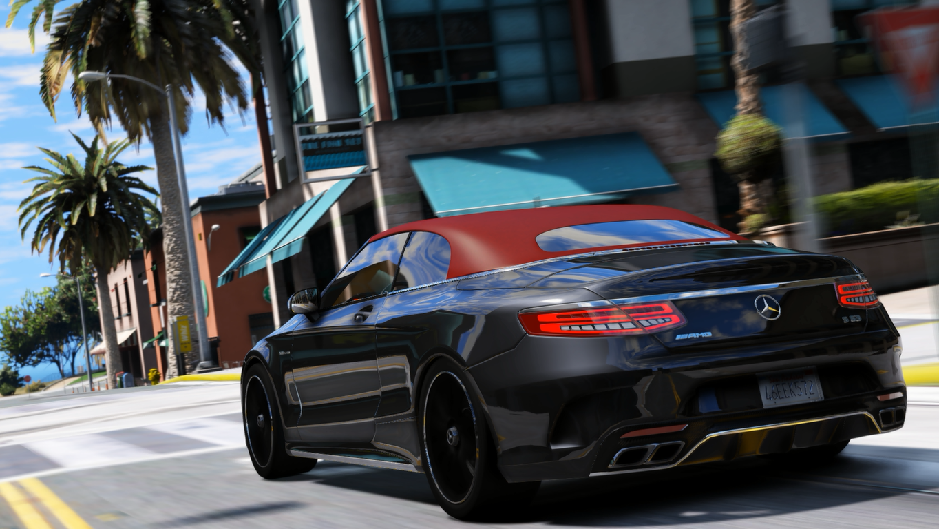 Mercedes Benz S63 Amg Cabriolet Add On Replace Gta5