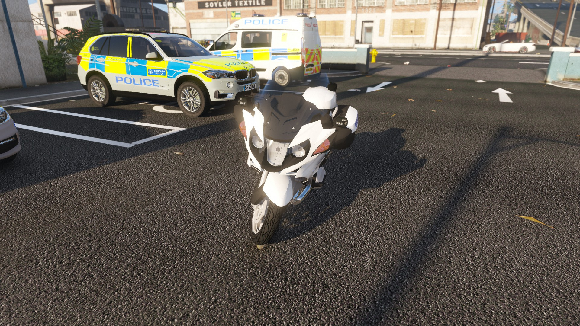 Metropolitan Police Bmw R 1200 Rt In Seg Livery Gta5 