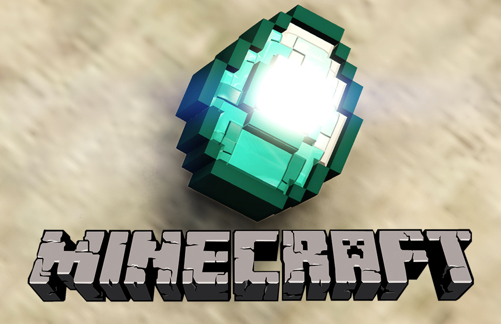 Minecraft Diamond. 
