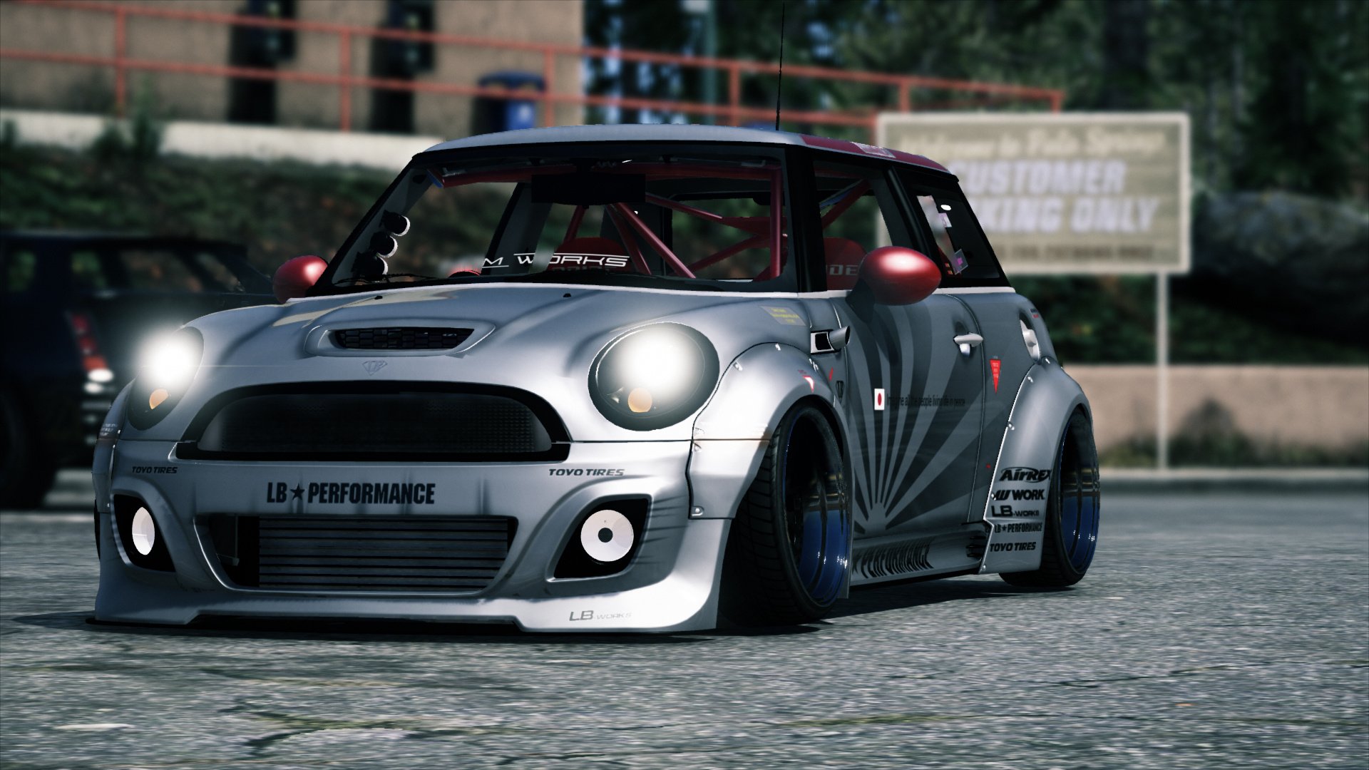 Mini Cooper R56 Gp Liberty Walk Add On Extras Template