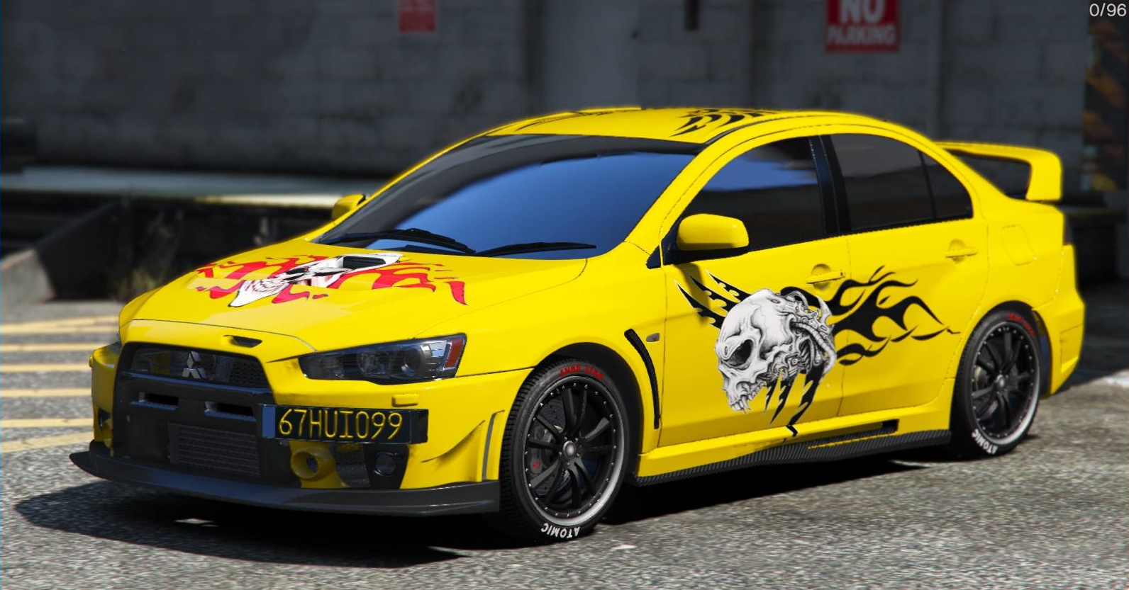 Mitsubishi lancer evolution in gta 5 фото 111