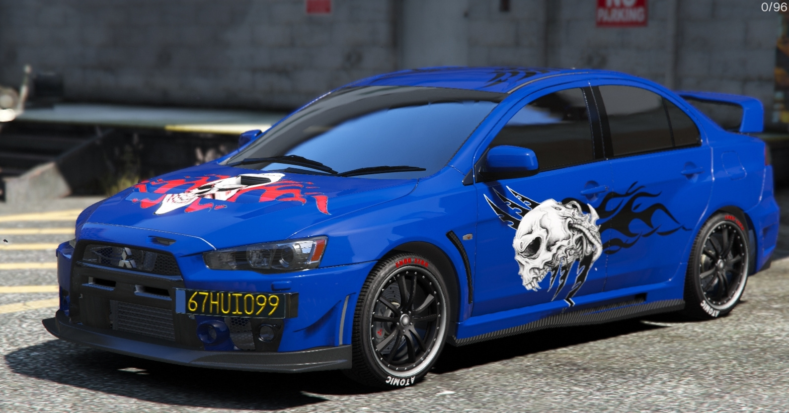 Lancer evolution no gta 5 фото 83