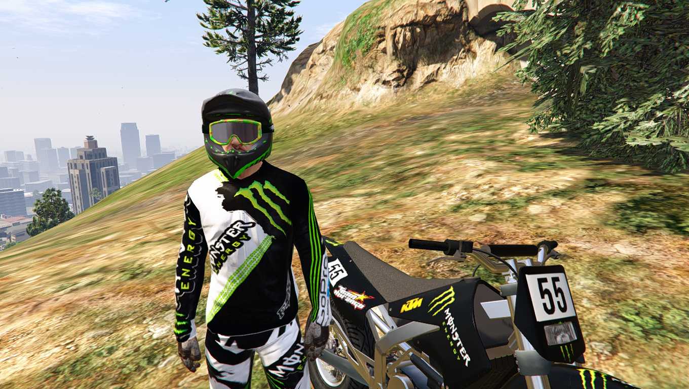 Monster Energy Skin Moto-X (Cross) Mini Pack - GTA5-Mods.com