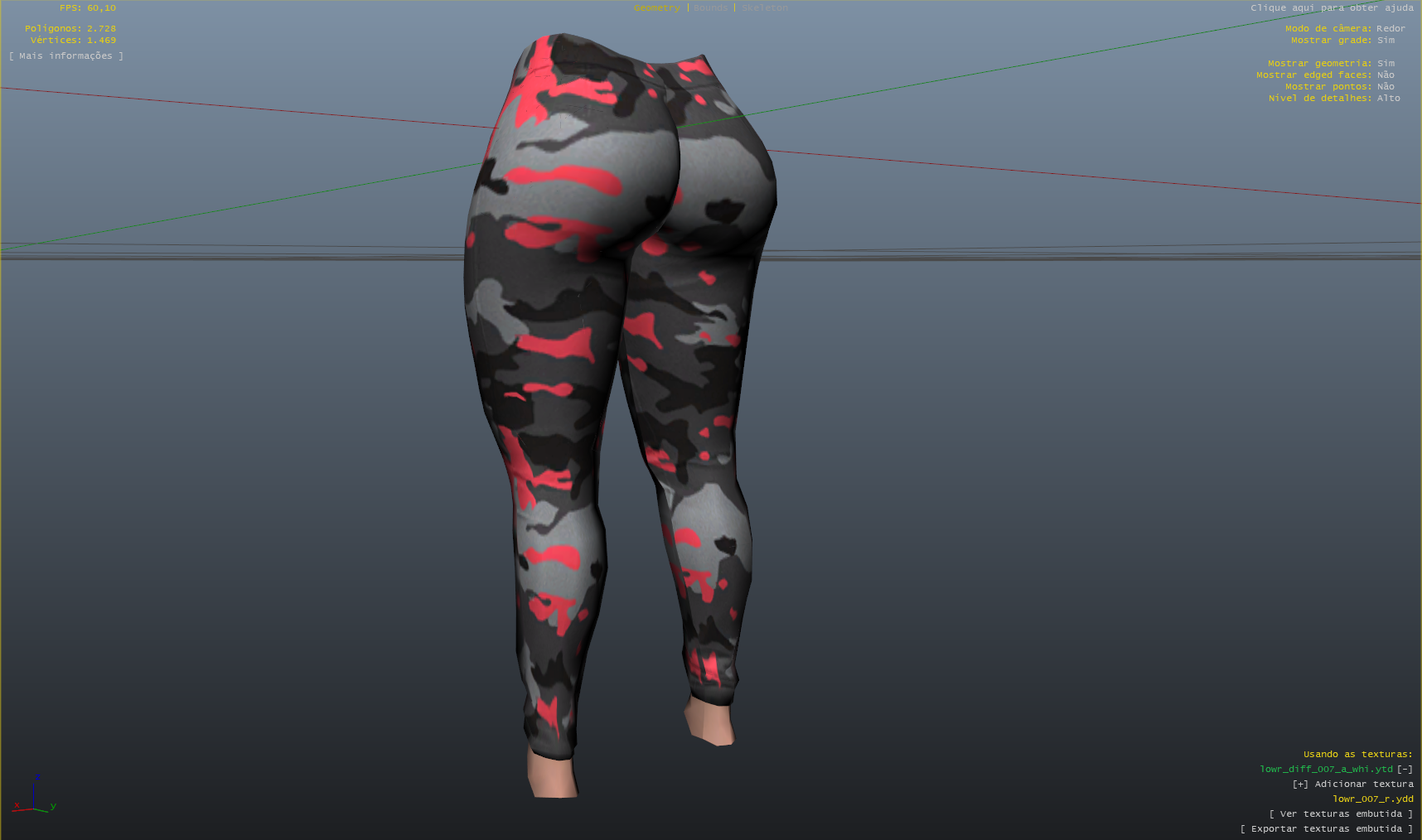 Mp female - Lower body original game clothes for my last mod 1.04. 