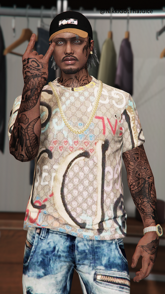 Mp Male Gucci Floral Pack - GTA5-Mods.com