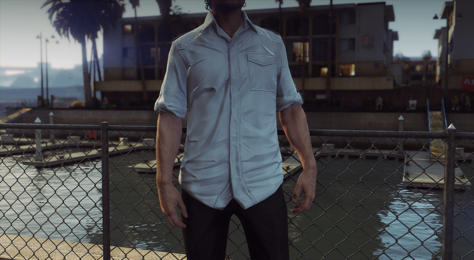 MP Male] Short Sleeve Clean Business Shirt GTA5-Mods.com