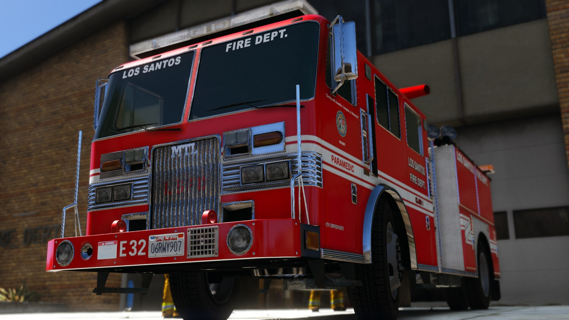 Mtl fire truck gta 5 замена фото 80