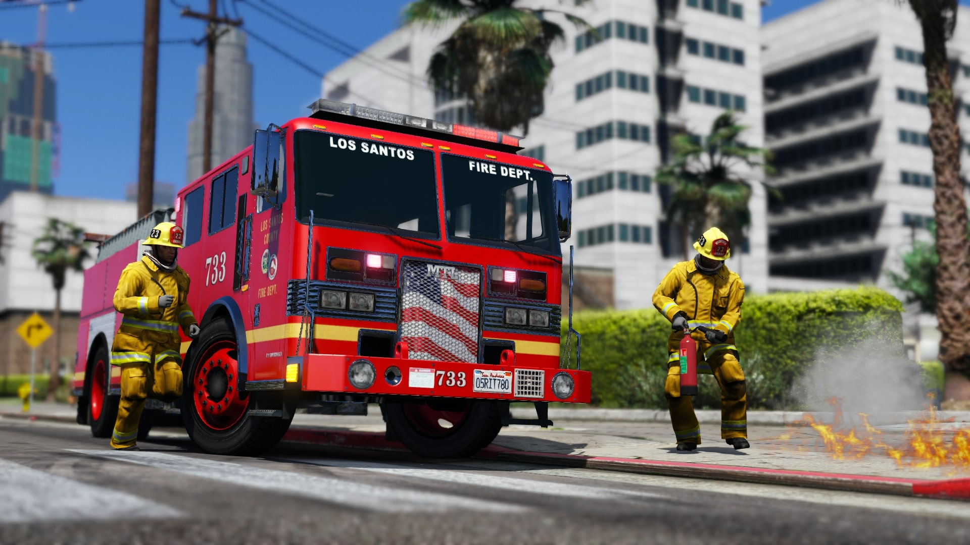 Fire truck in gta 5 фото 27