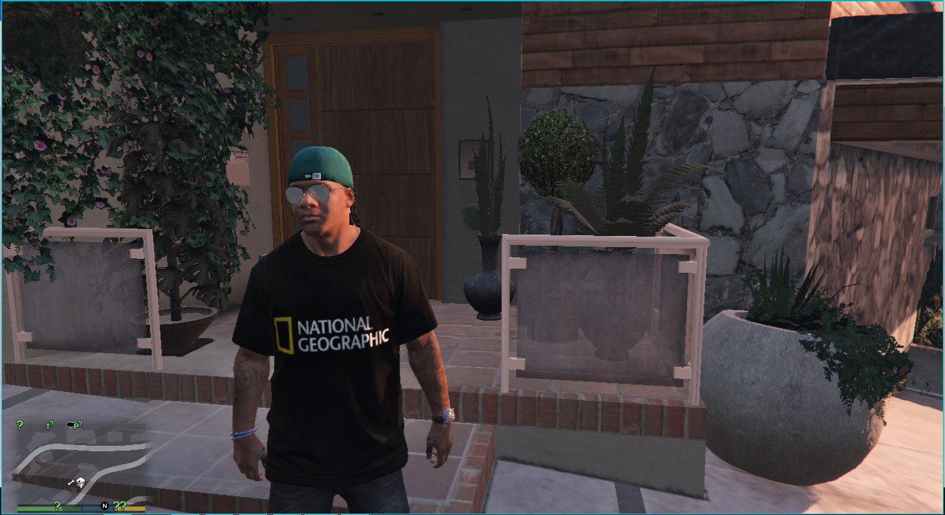 National Geographic T-Shirt for Franklin - GTA5-Mods.com