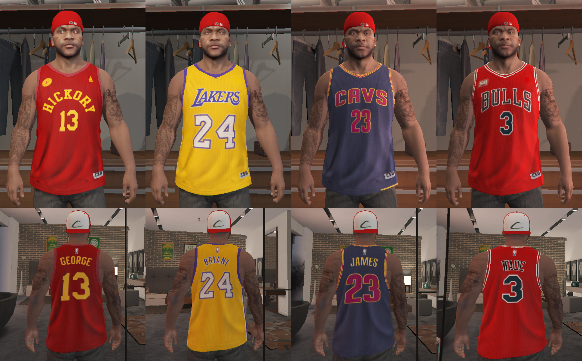 Is there a Sims 4 CC equivalent to this GTA V basketball jersey +