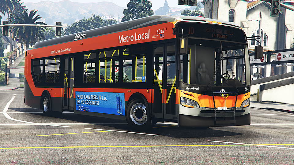 LA Metro Bus Skin for New Flyer Xcelsior - GTA5-Mods.com