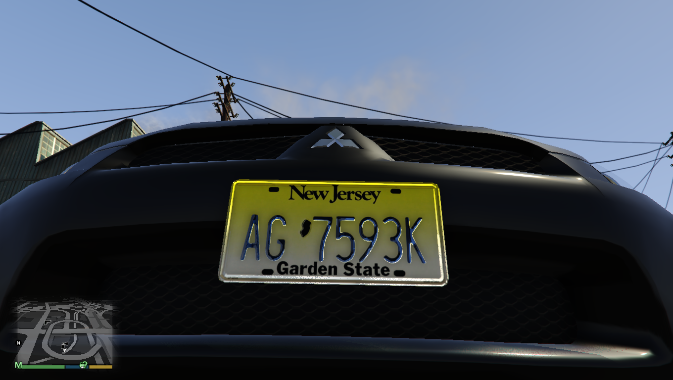 Gta license plate