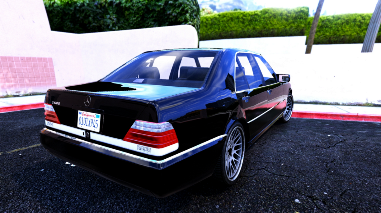 New Lights For Mercedes Benz S600 W140 Gta5