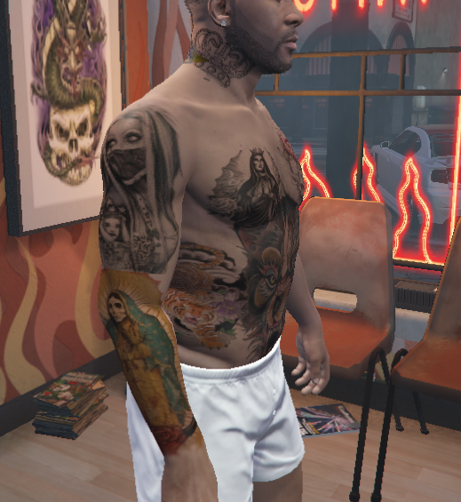 New Tattoos for Franklin - GTA5-Mods.com