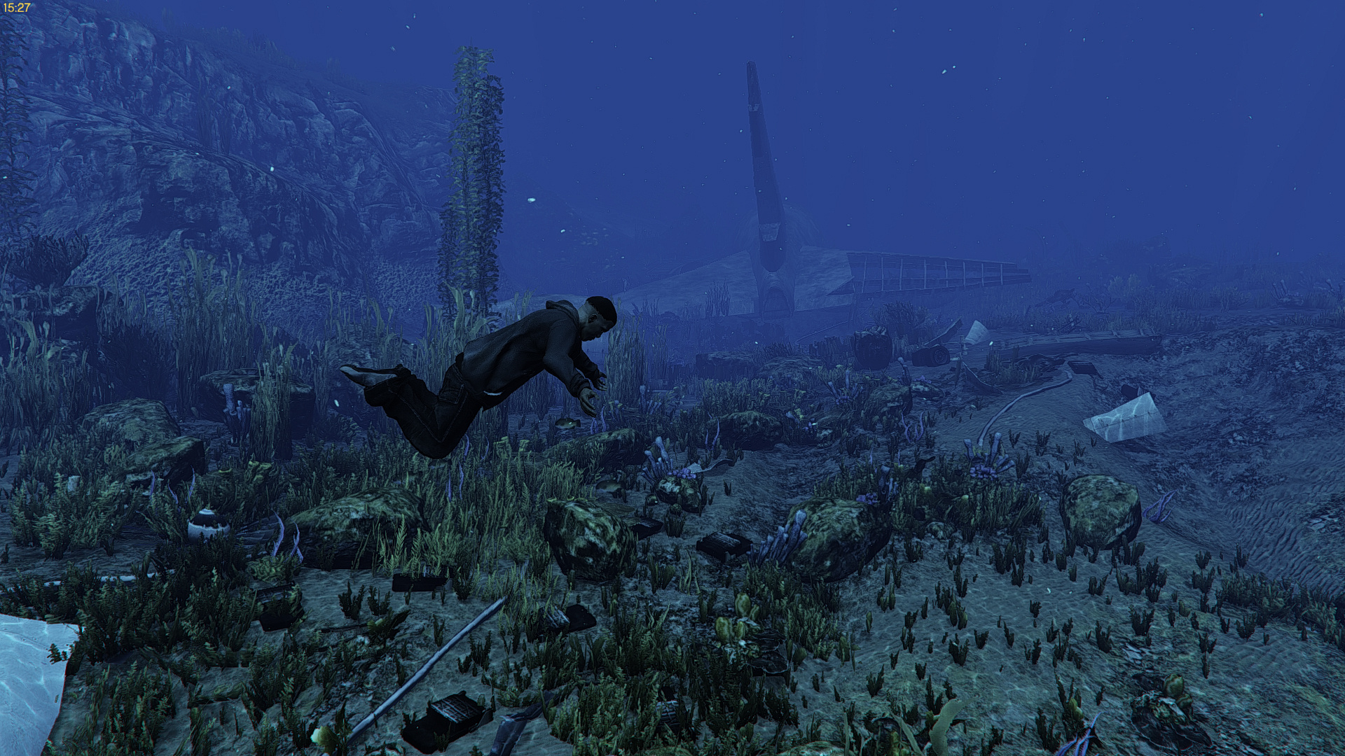 гта 5 как всплыть под водой фото 14