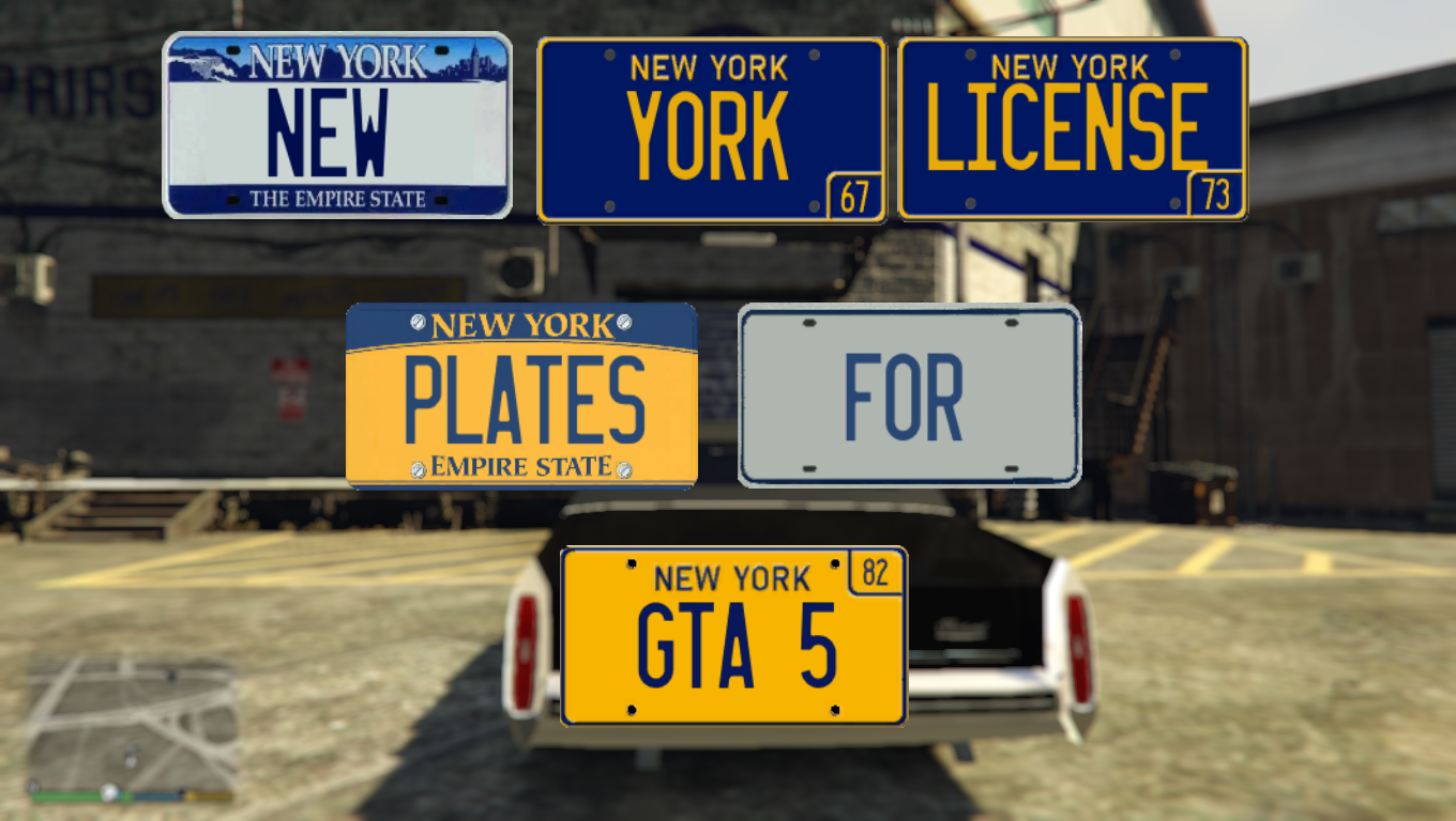 gta 5 license plate change