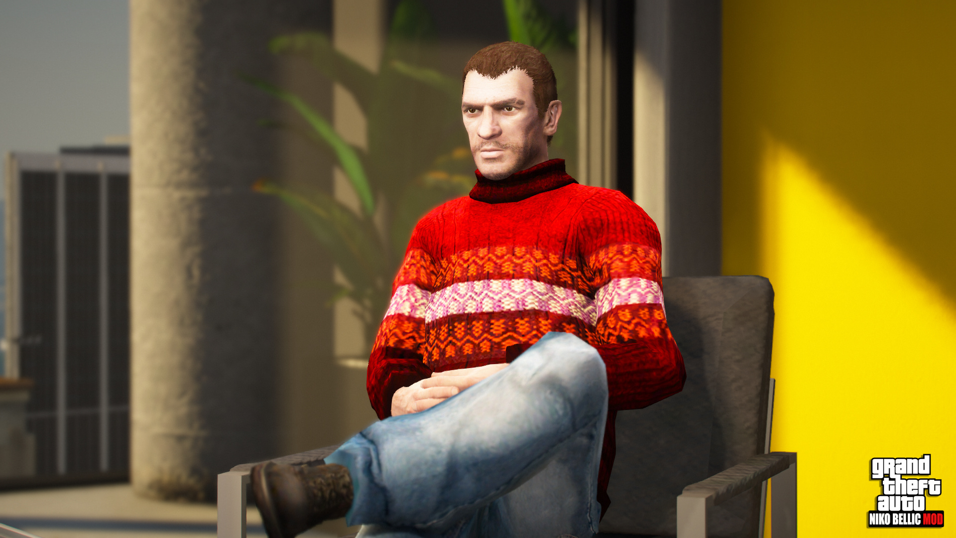Niko Bellic Grand Theft Auto Paint By Numbers