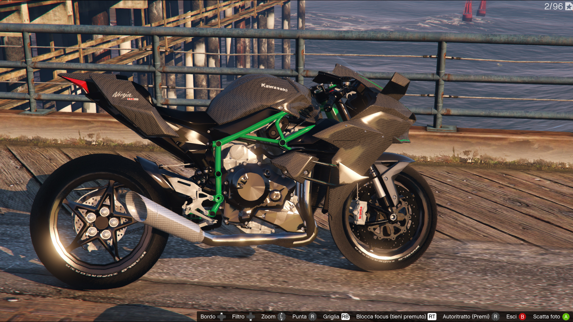 Kawasaki Ninja H2 H2R GTA5 Modscom