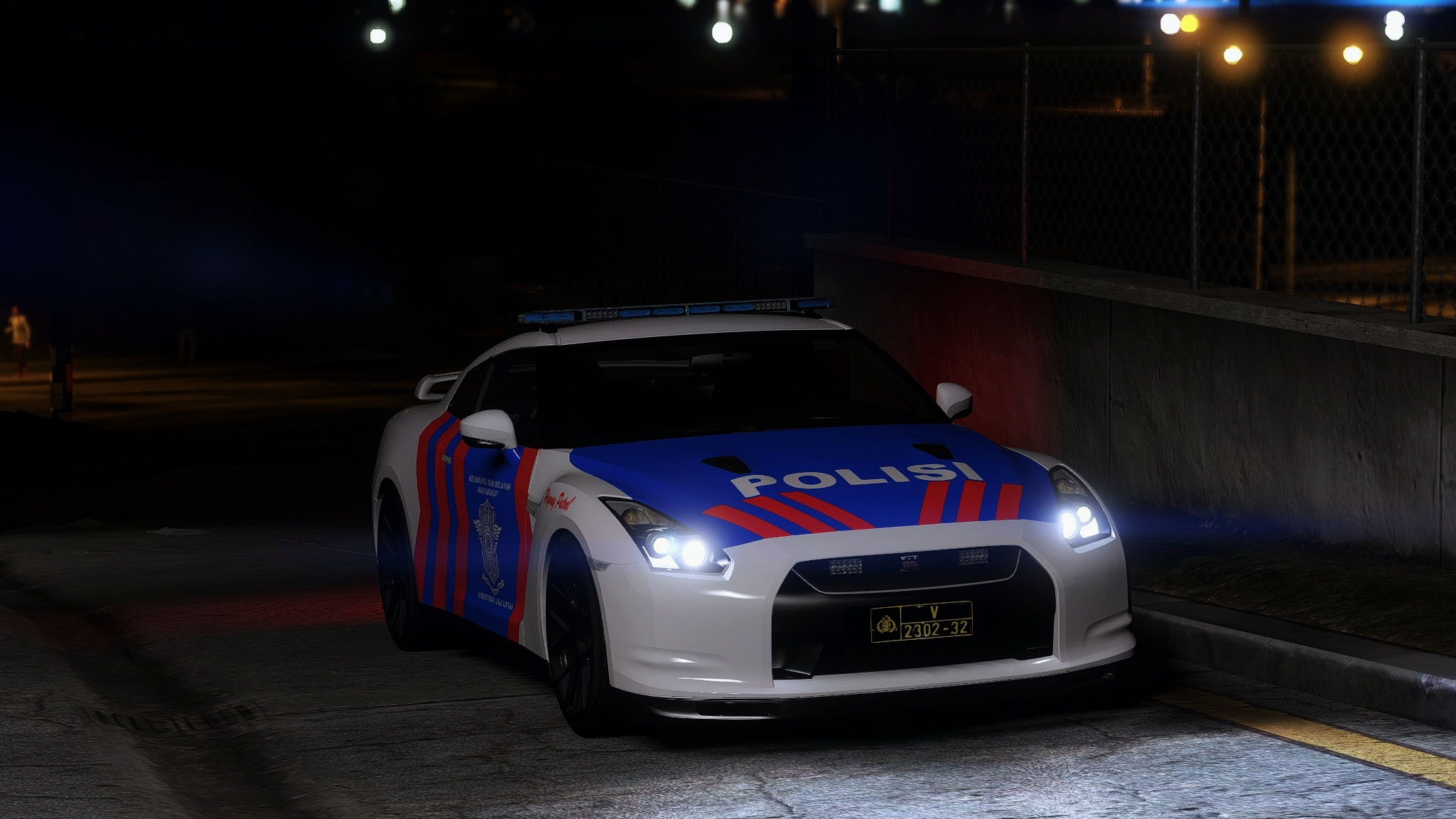 Nissan GT-R R35 Indonesian Police Higway Patrol - GTA5 ...