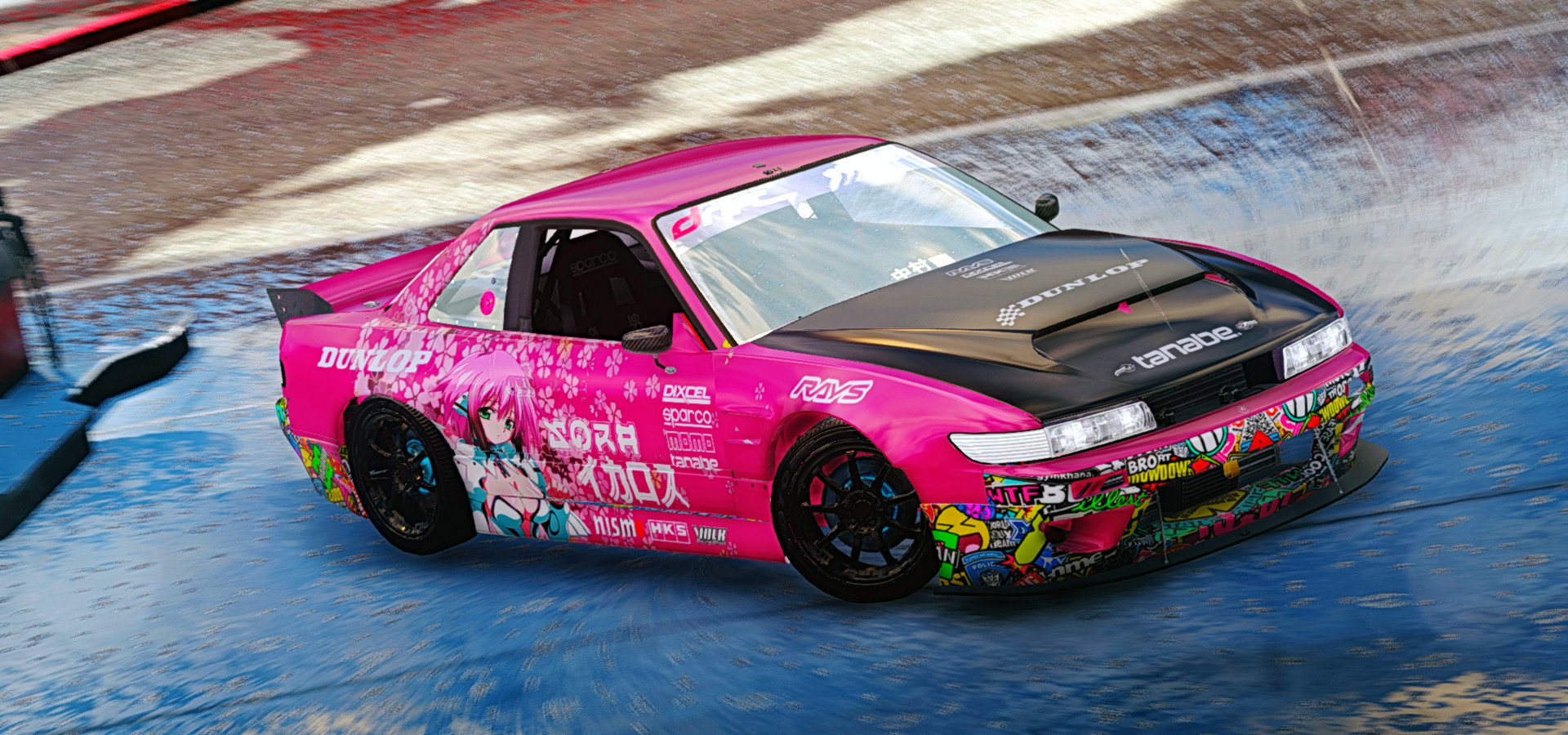 Nissan Silvia s13 Drift livery