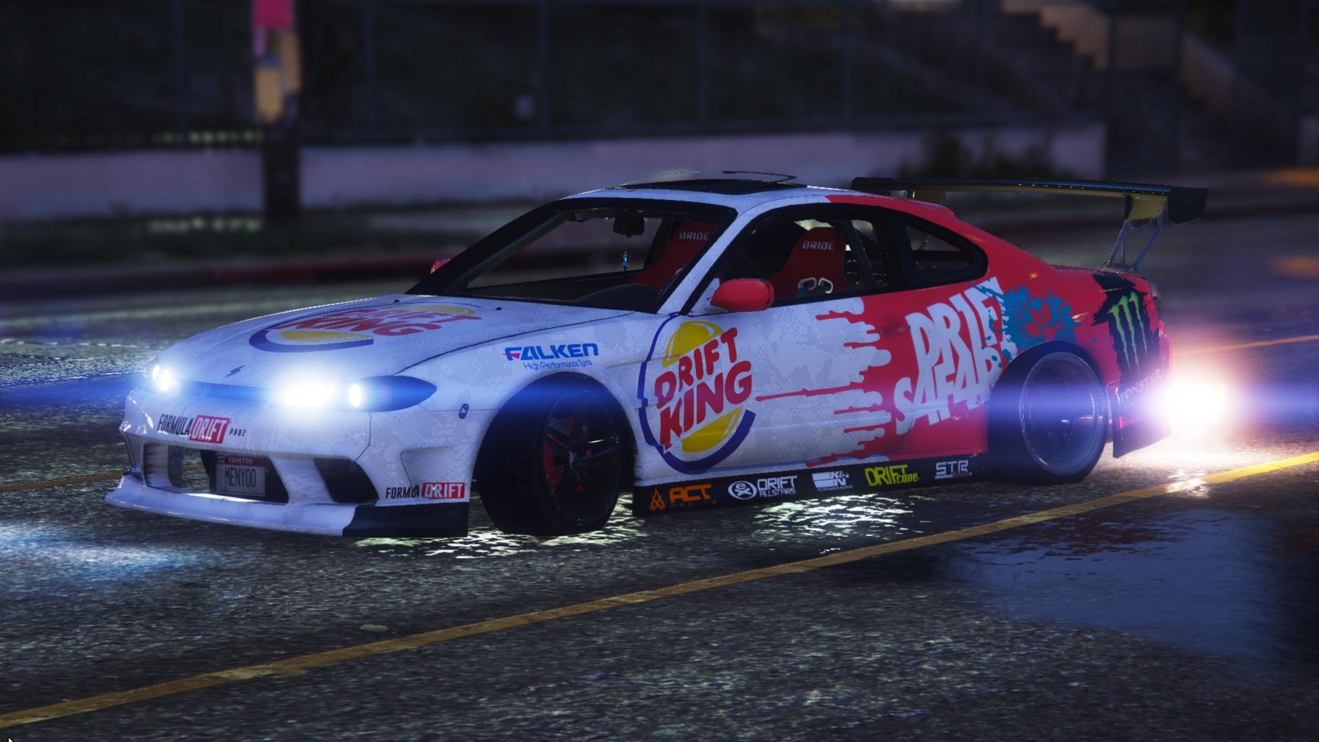 Nissan silvia s15 drift gta 5 фото 19