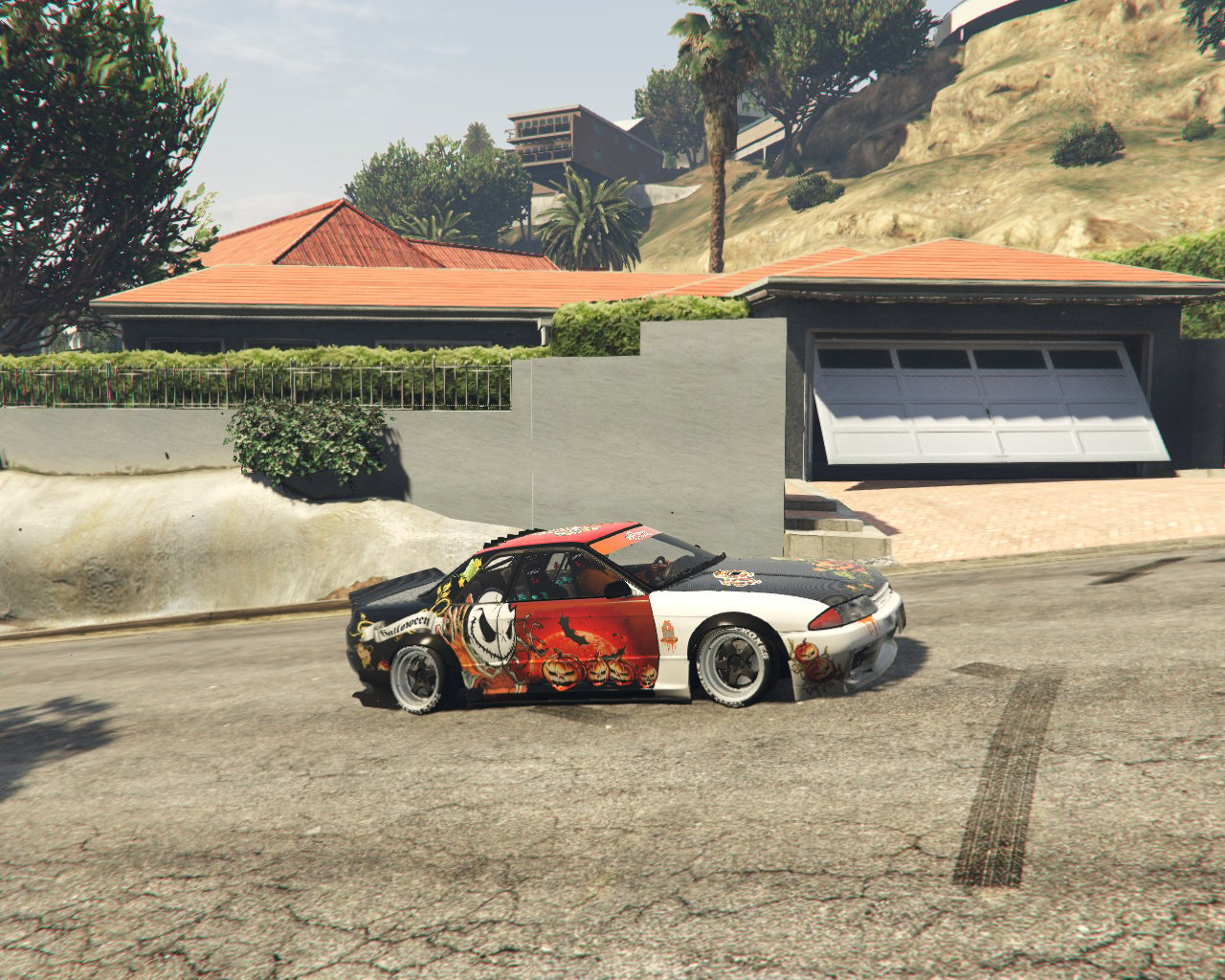 Nissan Skyline GT-R R32 Rocket Bunny Happy Halloween Livery v2 - GTA5 ...