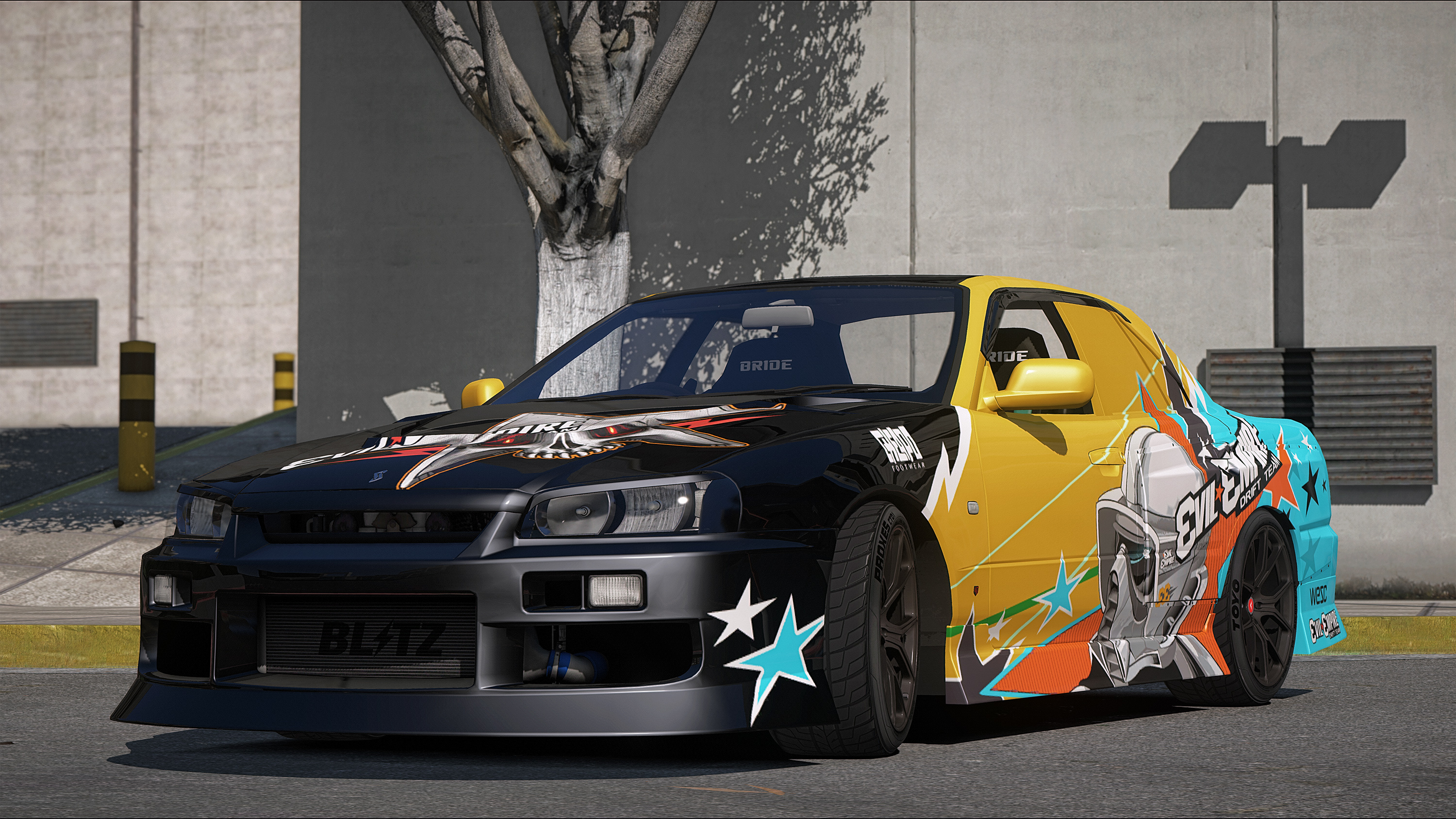 Nissan Skyline R34 25GT Turbo Evil Empire Vinyl - GTA5-Mods.com