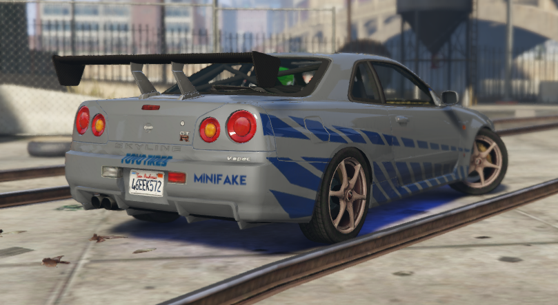 fast and furious paul walker skyline