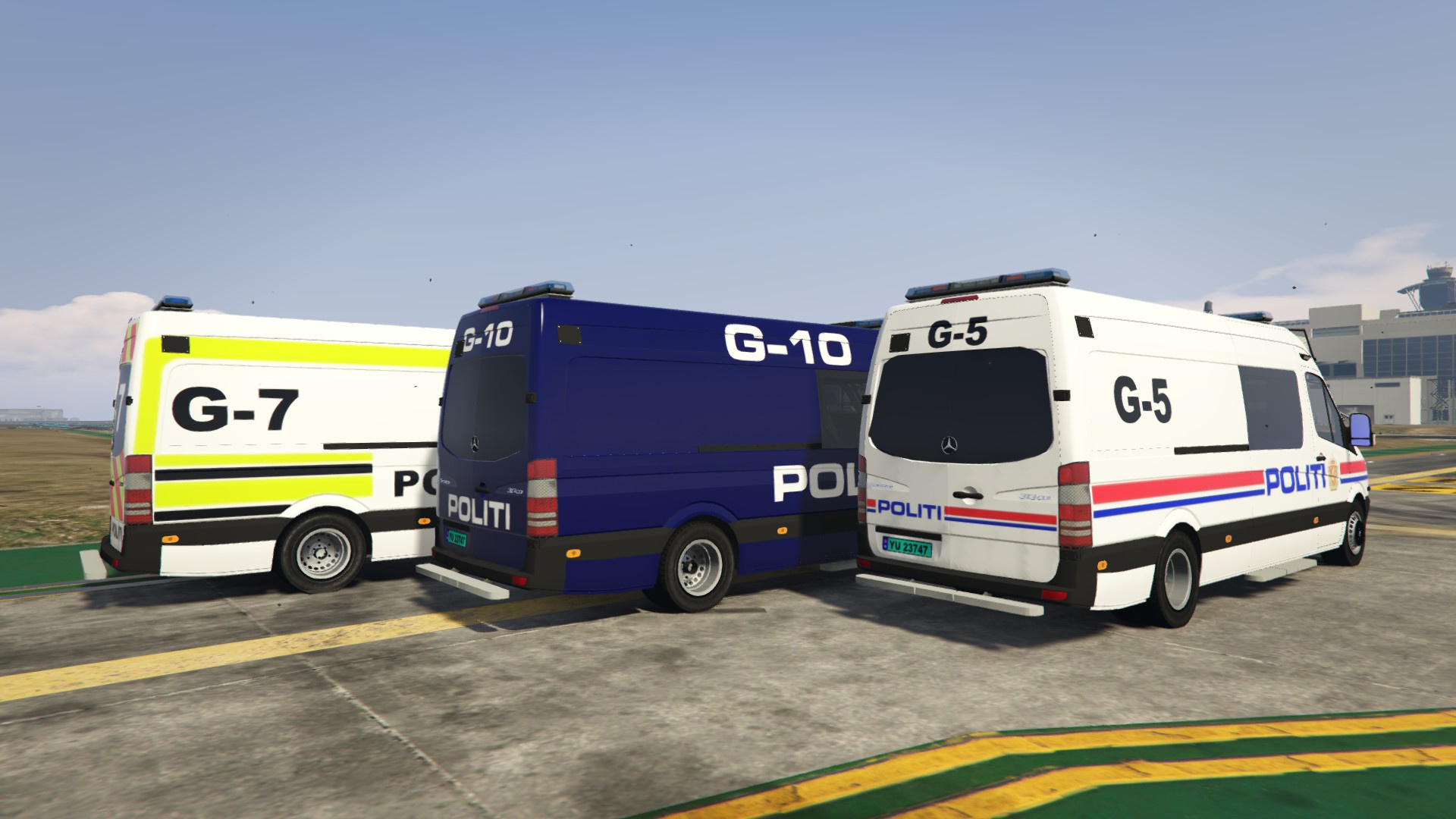 Norwegian riot control Mercedes Sprinter [ELS] - GTA5-Mods.com