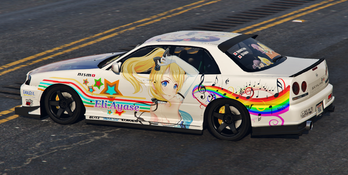 Nissan Skyline r34 Itasha