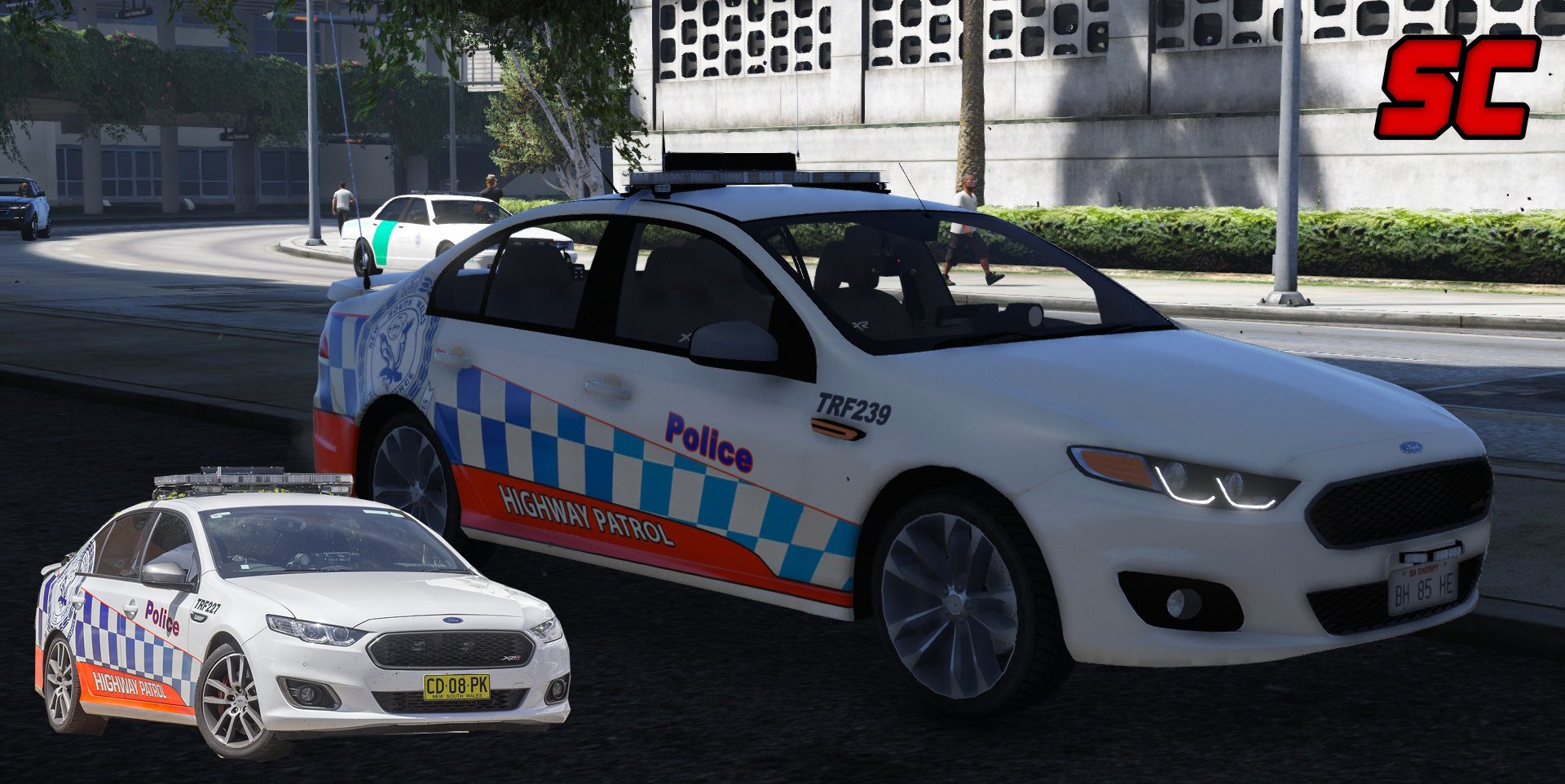 Nsw Police Skin Pack For Ford Falcon Fgx Gta5 Mods Com