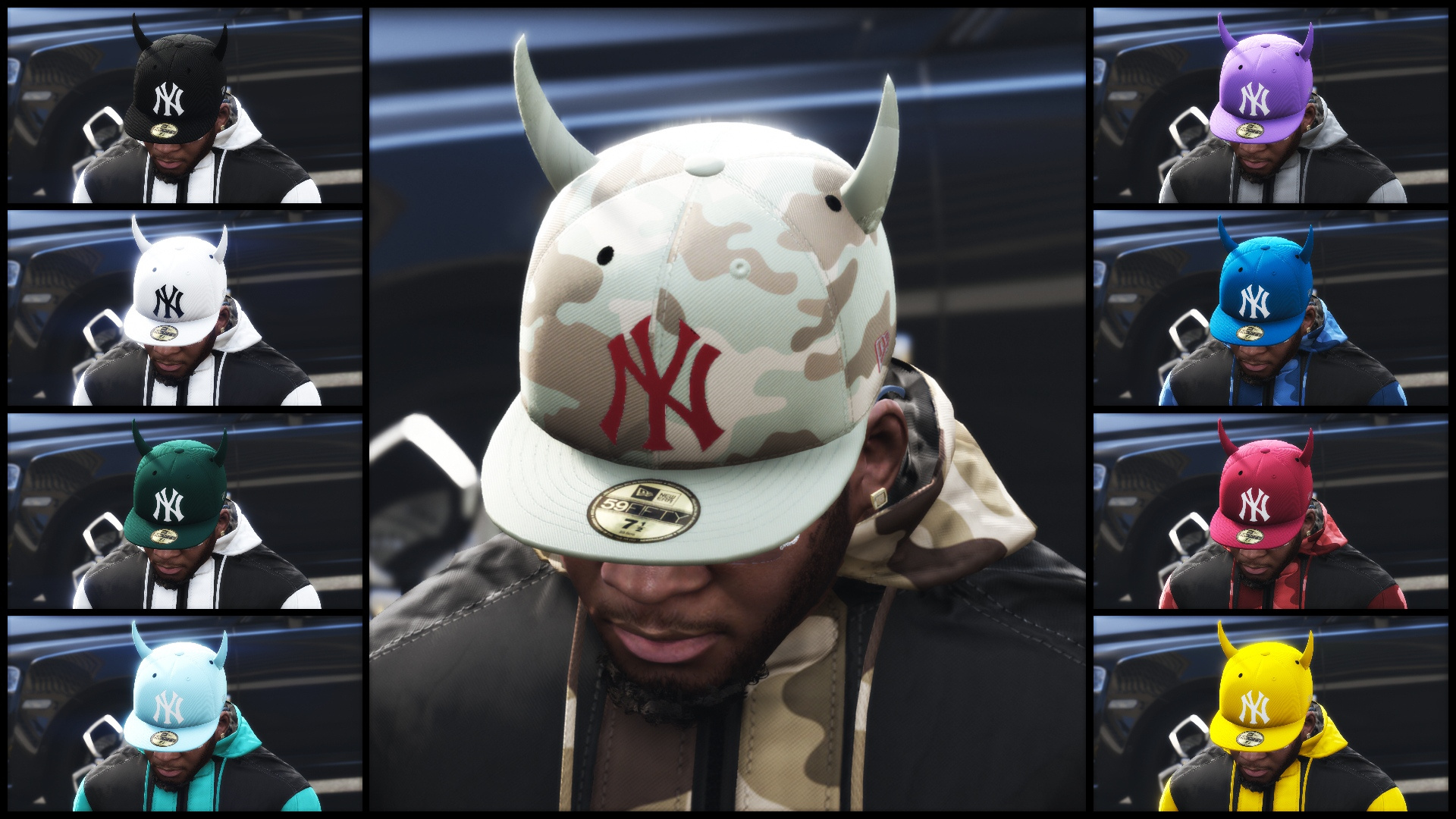 NY Devil Cap Pack For Franklin . - GTA5-Mods.com
