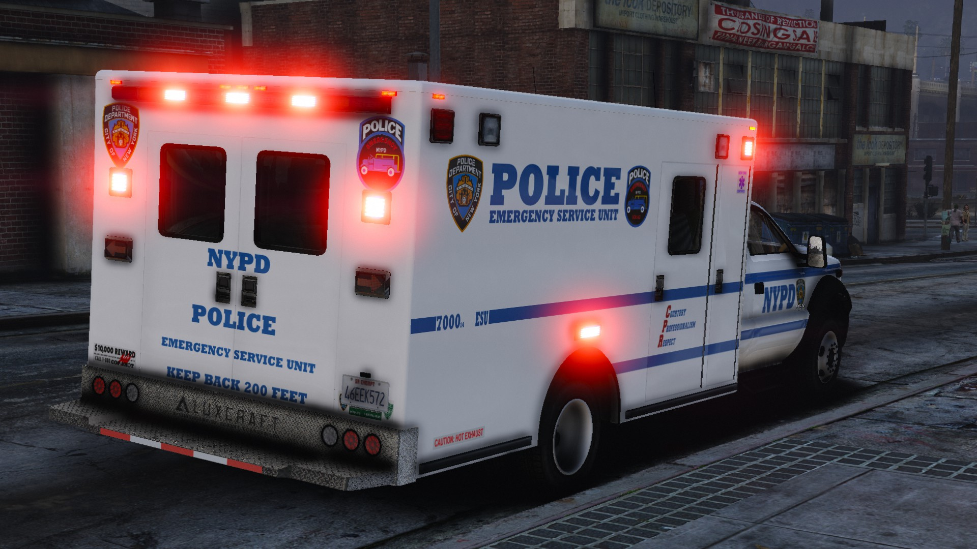 NYPD ESU EMS F-450 Ambulance Old Paint Scheme 