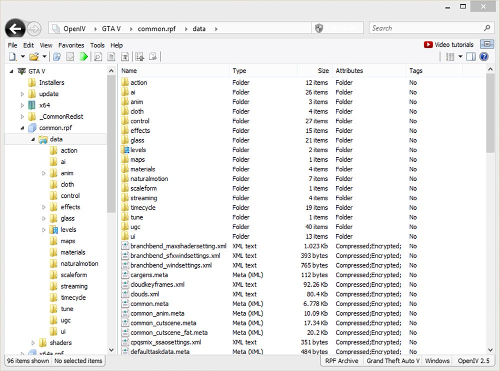 how to edit gta v rpf file