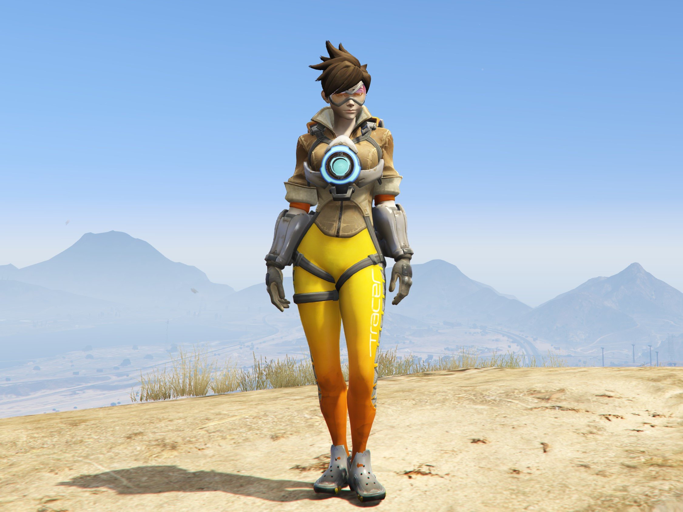 Lexica - Tracer from Overwatch at sixty years of age