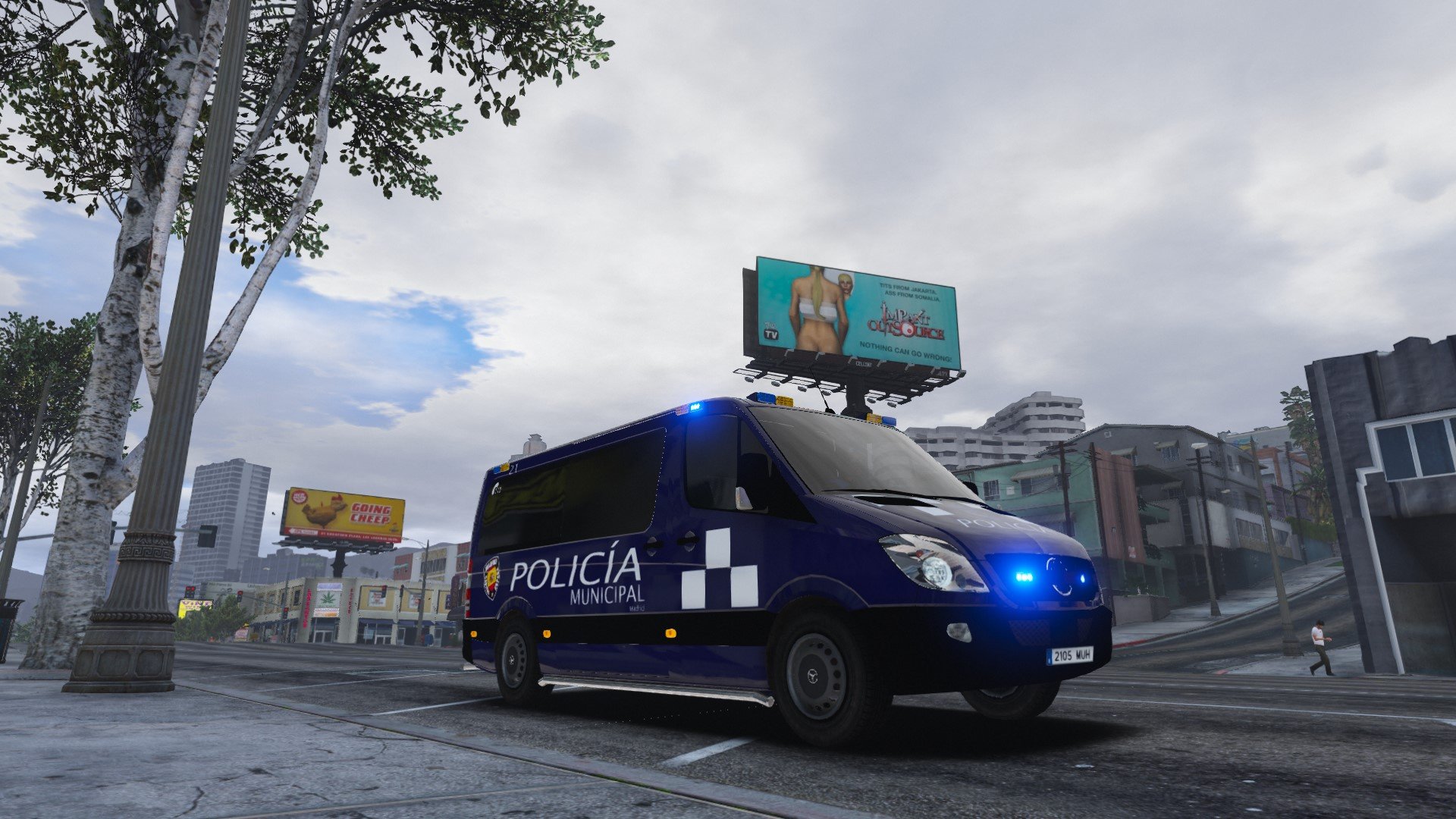 PACK GRI - UNIFORME + FURGÓN POLICÍA MUNICIPAL MADRID - GTA5-Mods.com