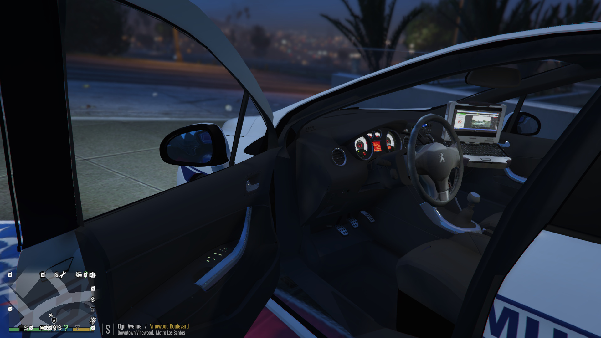 Pack Peugeot 308 POLICE NON ELS (Rotatif et LED) - GTA5-Mods.com