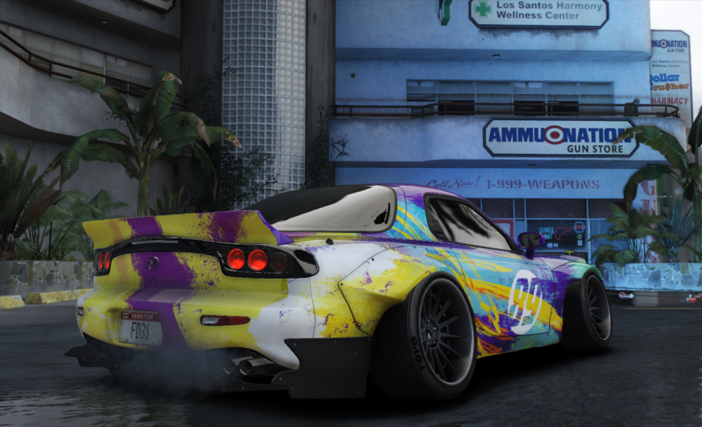 Mazda RX 7 livery